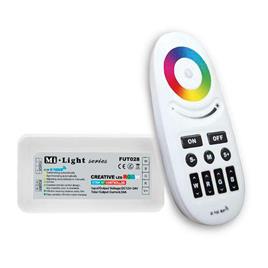 Controlador sincronizado rgbw-rf + comando