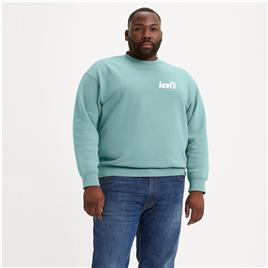 Levis Big & Tall Sweat de gola redonda com logótipo