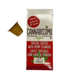 Café com Flores de Cânhamo - cápsulas Nespresso, 10 unid - Cannabissimo