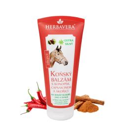 Bálsamo Quente Erva do Cavalo com Cânhamo, Capsaicina e Canela 200ml - Herbavera