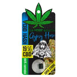 CBD Hash 19% Gypsy Haze 1 g - Euphoria