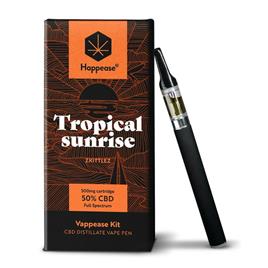 Kit Vaping, 85% CBD, 600 mg, Classic Tropical Sunrise - Happease