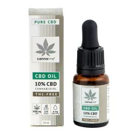 CBD Óleo de Cânhamo THC LIVRE 10%, 1000 mg, 10 ml - CANNALINE