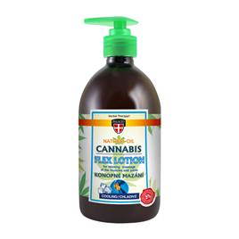 Gel de Massagem Flex Refrescante com Doseador CANNABIS 500ml - Palácio