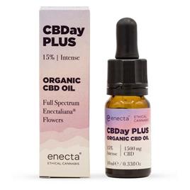 Óleo CBDay Plus Intense Full Spectrum CBD 15%, 1500 mg, 10 ml – Enecta