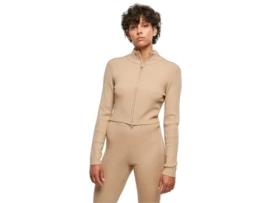 Cardigans de Mulher URBAN CLASSICS (2XL - Malha - Bege)