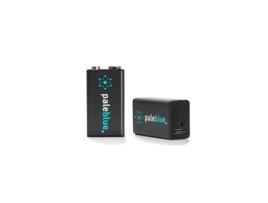 Pacote de 2 Baterias Recarregáveis Usb 9V/6Lr61 Lithium Ion Pale Blue