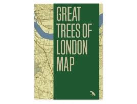 Livro great trees of london map de paul wood (inglês)