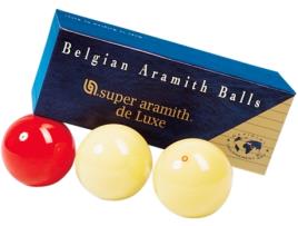 Conjunto de Bolas Carom Super ARAMITH Deluxe 61,5 Mm