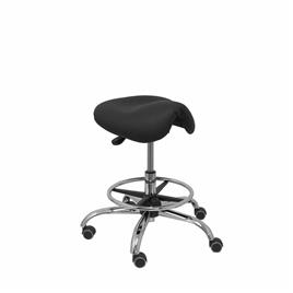 Taburete clinico Alatoz similpiel negro