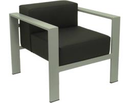 Cadeira de Receção PIQUERAS Y CRESPO Lázaro Preto (Tecido)