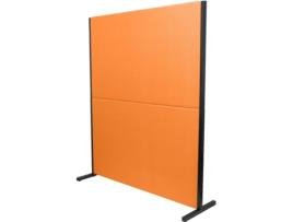 Biombo PIQUERAS&CRESPO Valdeganga Laranja (130x160 cm - Tecido)