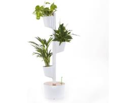 Estante para Plantas  Branca 3 vasos smart kit (115x29x29cm)
