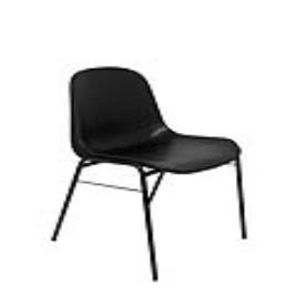 Cadeira de receção Alborea  223PTNI840 Preto (2 uds)