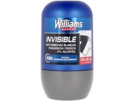 Desodorizante WILLIAMS Invisible Williams Roll-On (75 ml)