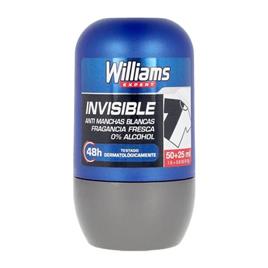 Desodorizante Roll-On Invisible Williams (75 ml)