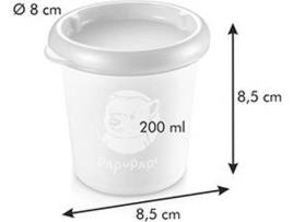 Organizadores de Alimentos  Papu Papi 200 ml (2 und)