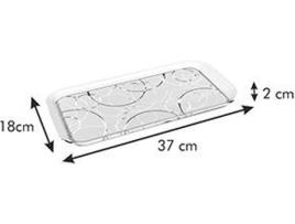 Tabuleiro  Glance Círculos (37 x 18 cm)