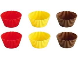 6 Formas pequenas em silicone  Delícia (5 cm)