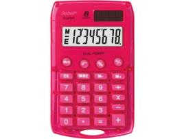 Calculadora Básica REBELL Starlet PK Rosa (8 dígitos)