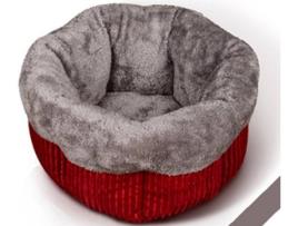 Cama para Cães e Gatos WJS (Vermelho - 46x46x27cm - Tecido)