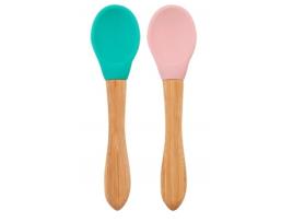 Colheres MINIKOIOI Verde e Rosa