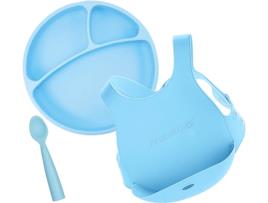 Conjunto de Refeição MINIKOIOI Azul