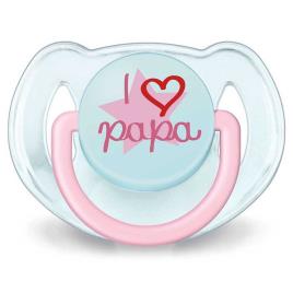 Philips Avent Classic Pacifier X2 6-18 Months Turquoise / Pink