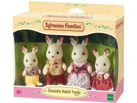 Conjunto de Brincar EPOCH DENFANCE Sylvanian Families: Família de Coelhos Chocolate