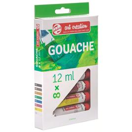 TALENS ART CREATION Tinta Guache, 8 x 12 ml