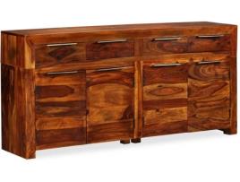 Aparador VIDAXL Madeira de sheesham maciça (160x35x75 cm)
