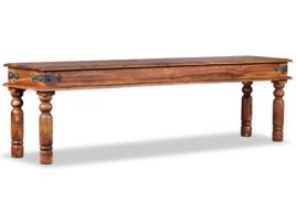 Banco  madeira sheesham maciça (160x35x45 cm)