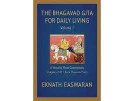 Livro the bhagavad gita for daily living, volume 2 de eknath easwaran (inglês)