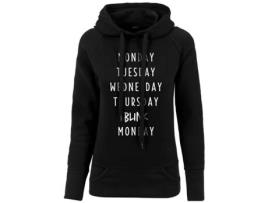 Sweatshirt para Mulher MISTER TEE (L - Preto)