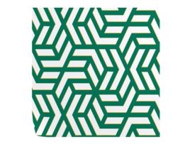 Papel de Parede Design moderno WALLPAPERS4BEGINNERS Verde Geométrico (250x200cm - Verde)