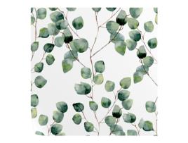 Papel de Parede Classico chic WALLPAPERS4BEGINNERS Eucalipto (250x200cm - Verde)