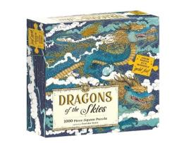 Livro dragons of the skies: 1000 piece jigsaw puzzle de illustrated by tomislav tomic (inglês)