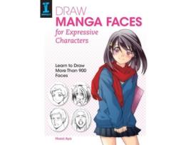 Livro draw manga faces for expressive characters de hosoi aya (inglês)