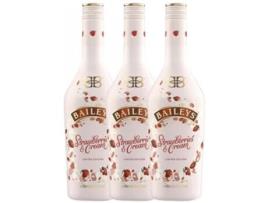 Licor BAILEYS IRISH CREAM Licor Creme Baileys Irish Cream Strawberries (0.75 L - 3 unidades)