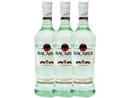 Rum BACARDÍ Bacardí Blanco (1 L - 3 unidades)