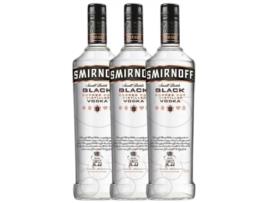 Vodka SMIRNOFF Smirnoff Etiqueta Negra (1 L - 3 unidades)