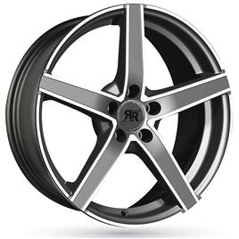Racer artic evo 7,5x18 5x112 et44 66.5 grey polish - llanta de aluminio