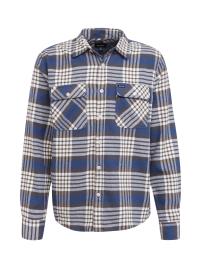 Brixton Camisa 'BOWERY'  azul / branco