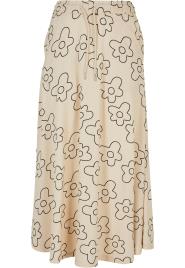Urban Classics Saia  ecru / preto