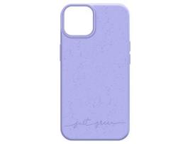 Capa para iPhone 13 JUST GREEN violeta reciclável