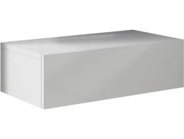 Mesa de Cabeceira MÓVEIS BONITOS Europa (Branco - Melamina - 46x34x15 cm)