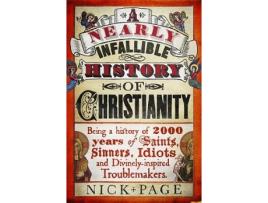 Livro a nearly infallible history of christianity de nick page (inglês)