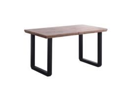 Mesa de Refeição ABECEDARIO (77 cm x 80 cm x - Madeira - Preto)