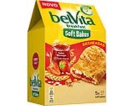 Bolacha Belvita Soft Bakes Recheadas Morango 250g