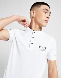 Emporio Armani EA7 Tennis Bomber Collar Polo Shirt - Branco, Branco